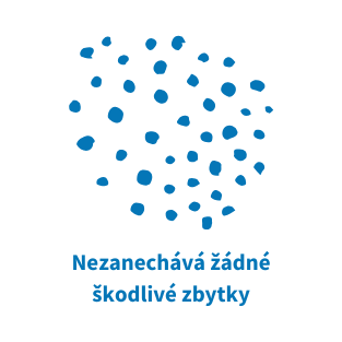 Nezanechává žádné škodlivé zbytky